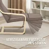 HOMCOM Relaxfauteuil, schommelstoel, comfortabele fauteuil Productafbeelding-voorbeeld 4