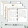 Family-Timer 2026/2027 / 17 Monate / A5 / Minty Leaves / Produktbild-Vorschau 6