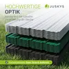 JUSKYS® Profilblech - Grau 12er Set, verzinkter Stahl, Produktbild-Vorschau 6