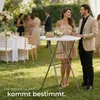tectake® Stehtisch Pascal rund standfest mit Produktbild-Vorschau 9