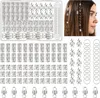 Kieswan 100 Stück Dreadlocks Schmuck Wikinger Haarschmuck Produktbild-Vorschau 1