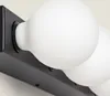 Wandleuchte Metall Badezimmer 4 Strahler Aizkra Schwarz Produktbild-Vorschau 3