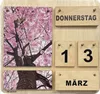 Dauerkalender aus Holz | Wand-, Tisch + Lernkalender | Produktbild-Vorschau 2