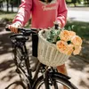 Cesta de mimbre para bicicleta Creative Home, 36 x 29 x 23 Vista previa de la imagen del producto 4