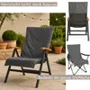 CalmySEA 2x Schonbezug Gartenstuhl Hochlehner 130x60cm - Produktbild-Vorschau 2