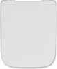 A white toilet seat lid shown from a top-down perspective. Podgląd zdjęcia produktu