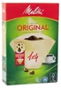 MELITTA Filtertüten 1x4 braun 80er Pack Voir les images du produit 1