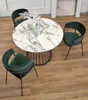 Brodway Weißer Marmor 110 cm runder Tisch Produktbild-Vorschau 4