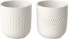 Villeroy & Boch Manufacture Collier blanc Set de 2 tasses Voir les images du produit 1
