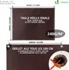 VOUNOT® Bâche de couverture 3x4m 240 g/m² imperméable Voir les images du produit 11
