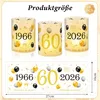 18Pcs Windlichter Tischdeko 60. Geburtstag - Deko 60. Produktbild-Vorschau 7