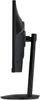 Side view of a black computer monitor on a stand. Produktbild-Vorschau