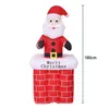 180cm LED Aufblasbare Weihnachtsdeko,Weihnachtsmann im Produktbild-Vorschau 7
