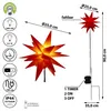 Leuchtstern 3D-Stern Rot  LED  faltbar | Ø 25 cm x H 90 cm  Produktbild-Vorschau 12
