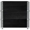 Pflanzkasten Schwarz 80x60 cm Massivholz Kiefer Produktbild-Vorschau 4