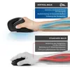 Comparison of a vertical mouse and a standard mouse, showing ergonomic benefits. Produktbild-Vorschau