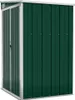 vidaXL Anbauschuppen Grün 118x100x178 cm Verzinkter Stahl Produktbild-Vorschau 1