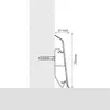2 Meter Sockelleiste 70mm PVC Eiche Boulder Laminatleisten Produktbild-Vorschau 2