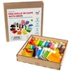 Montessori-Holzspielzeug "Peg Dolls with Beds and Hats Produktbild-Vorschau 5