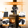 4-Blade Kaminventilator, Stromloser Ventilator für Kamin Produktbild-Vorschau 4