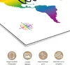 MuchoWow® Poster Weltkarte - Regenbogen - Kompass 180x120 Produktbild-Vorschau 2