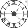 RUHHY 11434 Retro-Wanduhr mit römischen Ziffern schwarz Produktbild-Vorschau 1