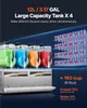 SucceBuy Slush machine 4 x 12 L, Kostkarka do lodu 1650 W Podgląd zdjęcia produktu 2