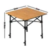 Klapptisch Campingtisch Gartentisch höhenverstellbar 50–80 Produktbild-Vorschau 5