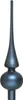 Kaemingk Weihnachtsbaumspitze Nachtblau matt Ø 6 cm 26 cm Produktbild-Vorschau 1