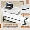 Konferenční stolek COSTWAY s nastavitelnou výškou, stolek Náhled obrázku produktu 8