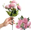 Camerazar Bouquet decorativo artificiale Peonia, rosa, 1pc Anteprima dell’immagine prodotto 15