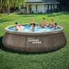 Quick Up Pool 457 x 107cm - Rattan dunkel, Komplettset Produktbild-Vorschau 2
