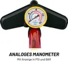 Dunlop Fahrradpumpe mit Manometer für Dunlop-, Schrader- Produktbild-Vorschau 6