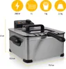 Tristar FR-6949 friteuse Unique 5 L 2000 W Argent Voir les images du produit 13