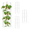 Relaxdays Rankhilfe 4er Set, Metall & Kunststoff, 60 cm Produktbild-Vorschau 1