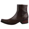 Sendra Pánske členkové topánky 5200 Brown Náhľad obrázku produktu 3