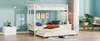 Metall-Etagenbett 90x200 cm mit Ausziehbett Kinderbett Produktbild-Vorschau 19