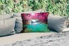MuchoWow® Outdoor Kissen - Wasserfall - Baum - Rosa - Natur Produktbild-Vorschau 2