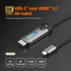 j5create JCC157-N USB-C®-zu-HDMI™ 2.1-8K-Kabel, 1,79 m, USB Produktbild-Vorschau 3