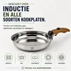 Lot de 3 poêles en acier inoxydable – Poignée amovible – 24 Voir les images du produit 7