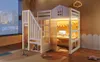 Lit mezzanine pour enfant 90 x 200 cm en pin et MDF, lit Voir les images du produit 20