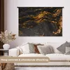 MuchoWow® Wandteppich Wandbehang Marmor - Limette - Schwarz Produktbild-Vorschau 2