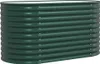 vidaXL Hochbeet Grün 160 x 80 x 81 cm Stahl Produktbild-Vorschau 1