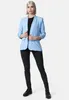 Rayshyne Stylischer Damen Business Blazer mit gerafften Produktbild-Vorschau 5