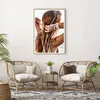Gerahmtes Poster - Rahmen in heller Eiche - Haare Frau Produktbild-Vorschau 6