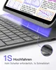 inateck Keyboard iPad Air 13"Pro 12,9" Compat.QWERTZ gray Produktbild-Vorschau 4