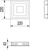 Lüftungsgitter WIND 22x22 schwarz Produktbild-Vorschau 2