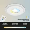 Lampade da incasso a LED CCT anello luminoso RGB Anteprima dell’immagine prodotto 6