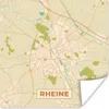 MuchoWow® Poster Karte - Rheine - Vintage - Stadtplan Produktbild-Vorschau 1