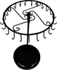 BELLE VOUS Schmuckständer Schwarz (23 Haken) - Schmuckbaum Produktbild-Vorschau 13